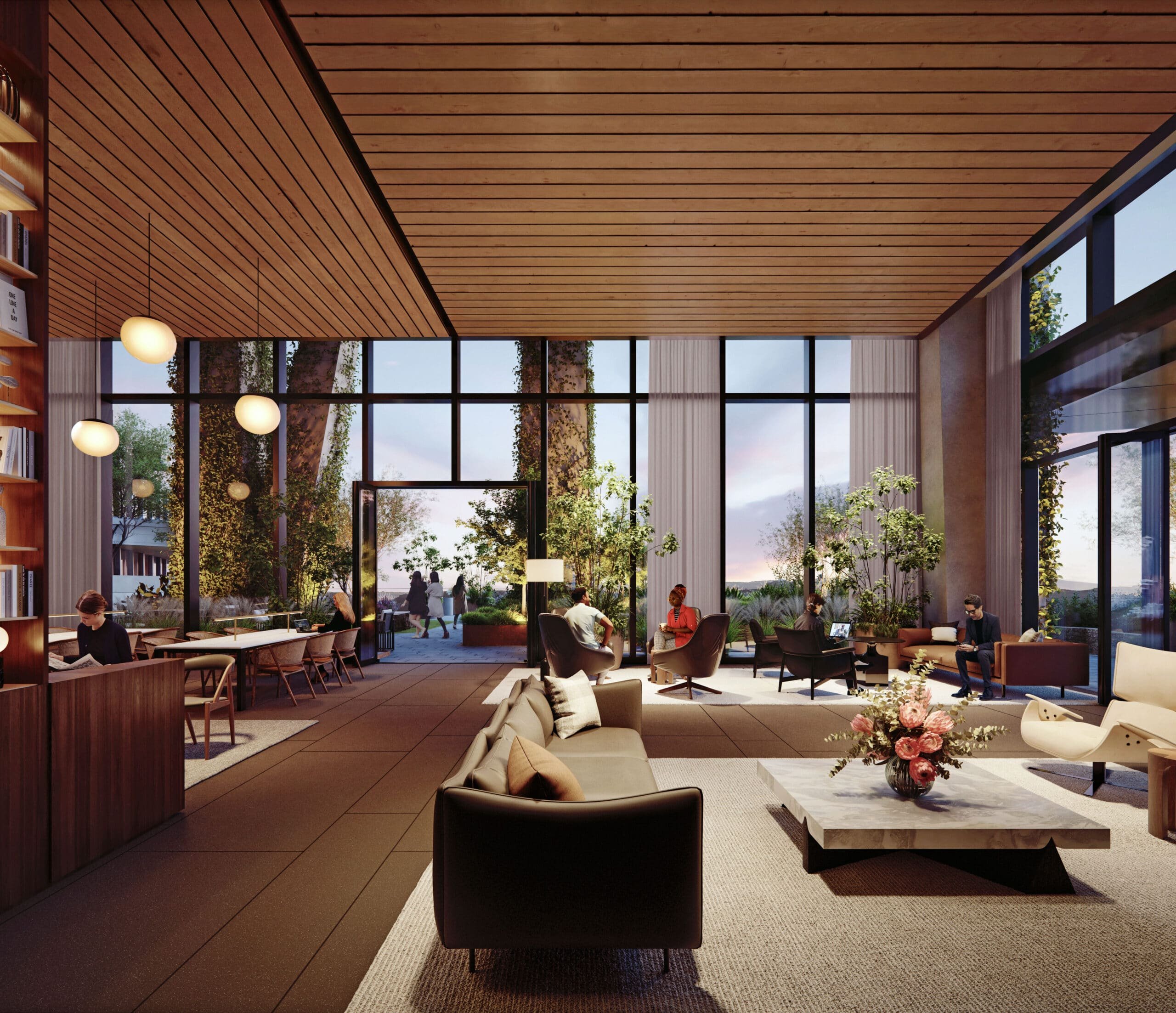 The Waterline Austin Luxury Apartments Lobby