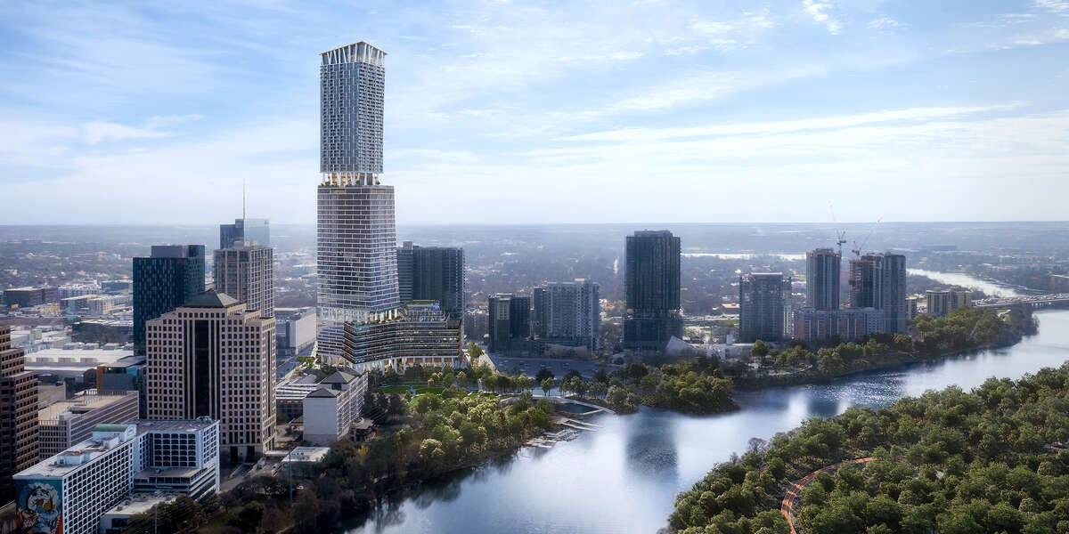The newly built Waterline Luxury Apartments in Downtown Austin 